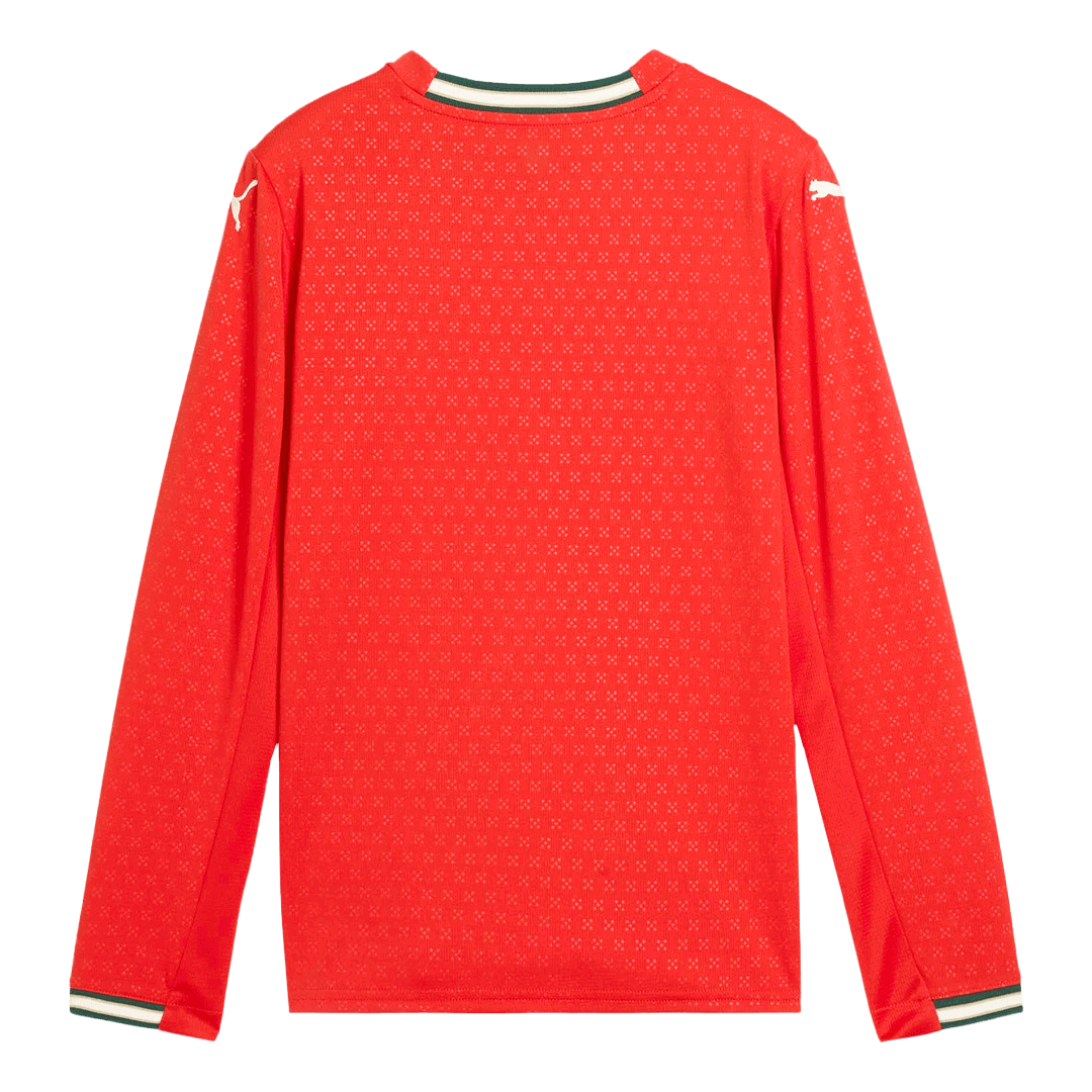 Camiseta de fútbol de manga larga de Portugal 2025 (rojo)