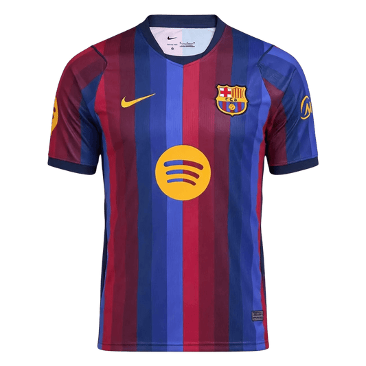 PEDRI #8 Camiseta de fútbol de manga corta azul y granate para hombre, temporada 26/27, del Barcelona, marca Fan.