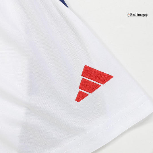 Kit de camiseta de fútbol local del Arsenal para niños (camiseta y pantalones cortos)