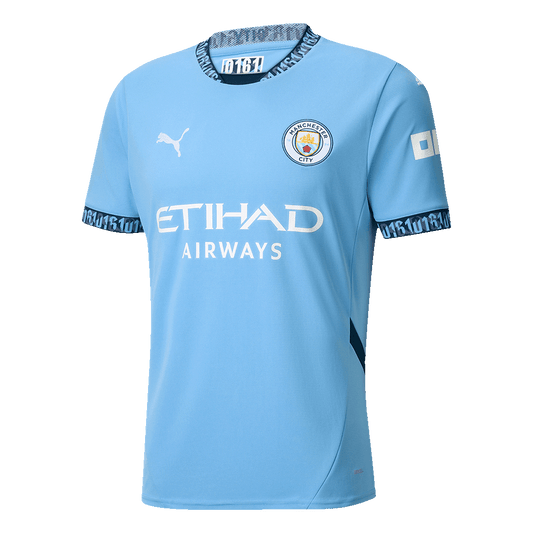 Camiseta de local del Manchester City DE BRUYNE #17 - UCL