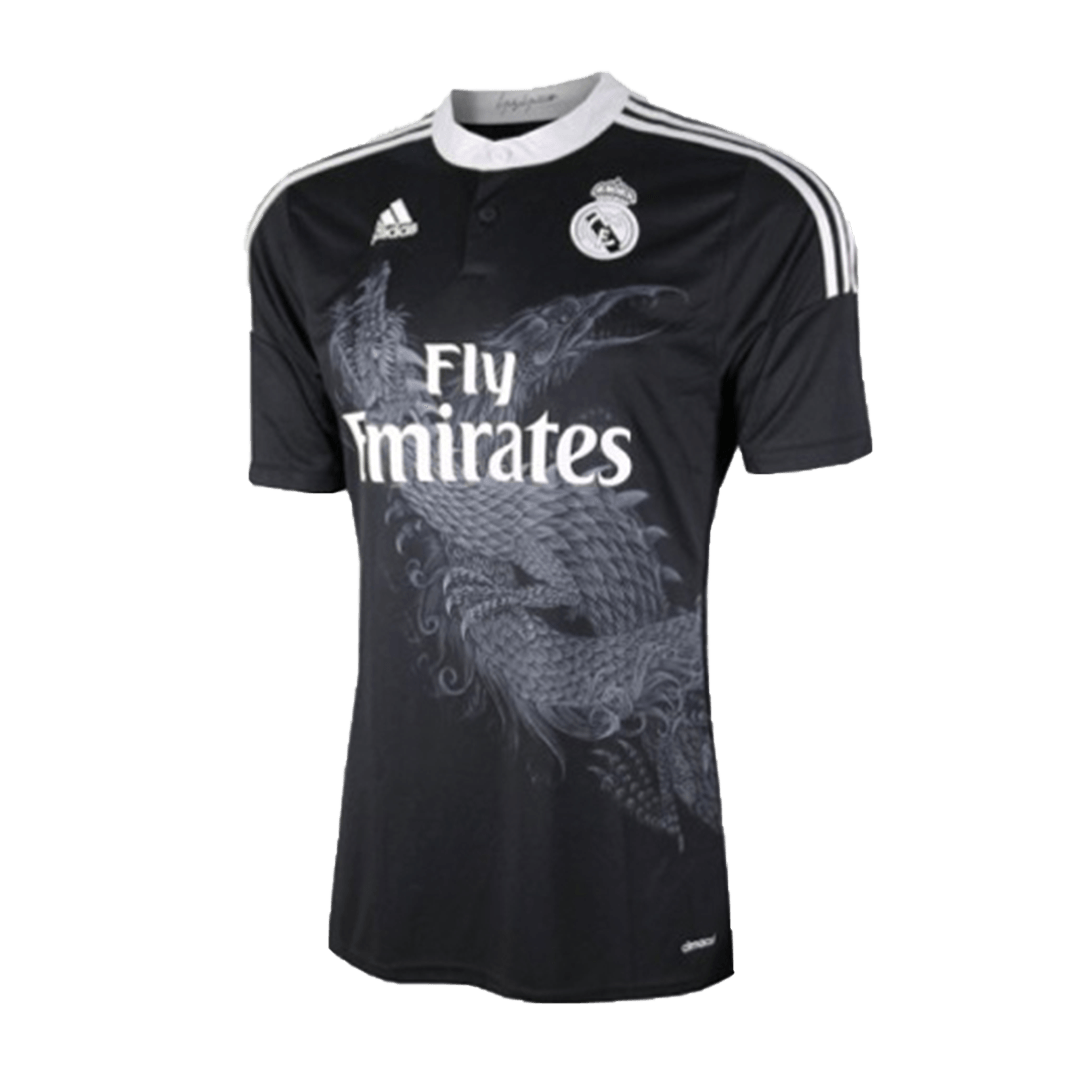 Camiseta de fútbol vintage del Real Madrid SERGIO RAMOS #4 Tercera 2014/15