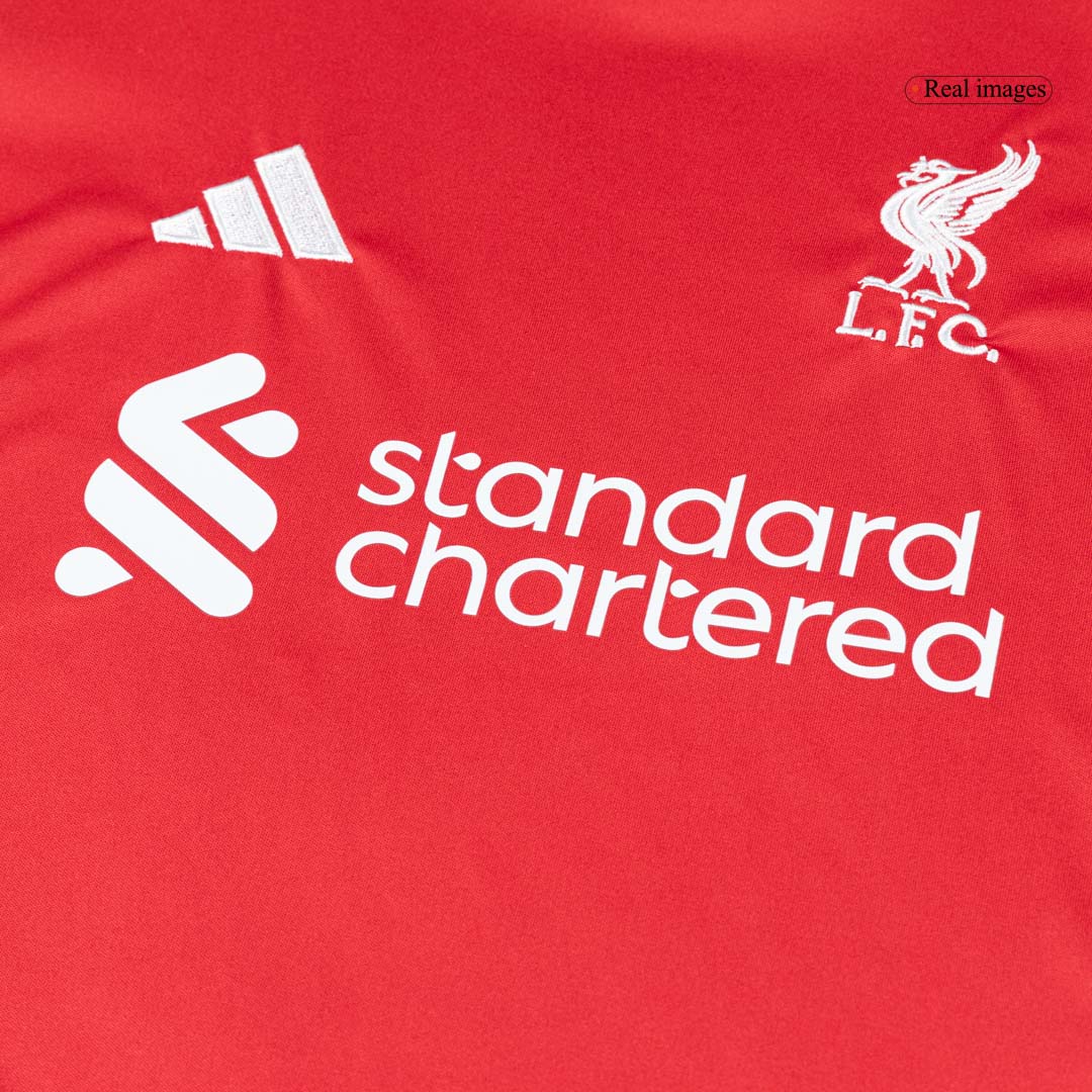 Kit de fútbol local del Liverpool para niños (camiseta y pantalones cortos) 25/26 rojo