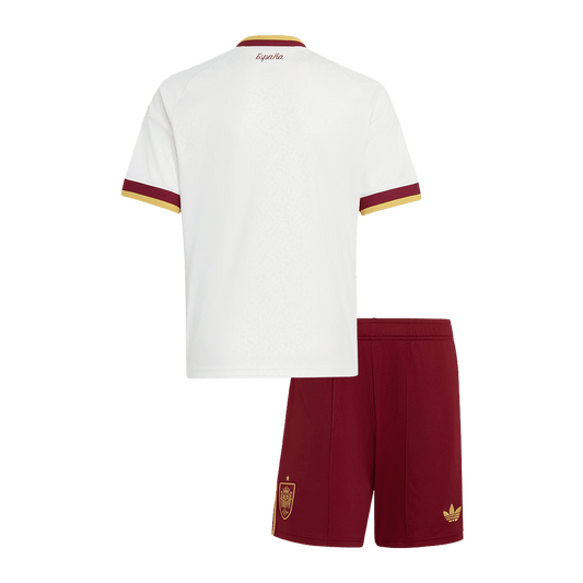 Camiseta infantil de visitante de España para el Mundial 2026