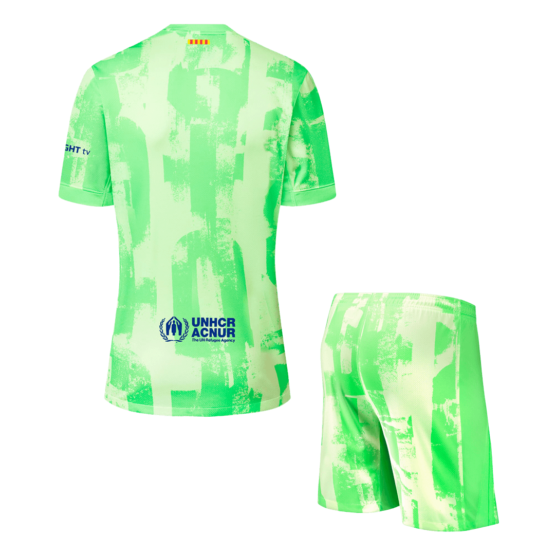 Kit de fútbol visitante del Barcelona (Kit y pantalón corto) - UCL