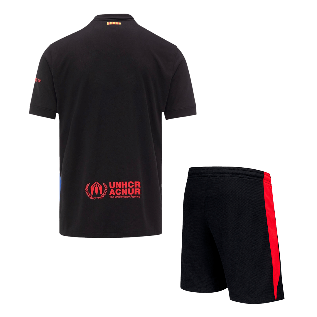 Kit de visitante del Barcelona (Kit y pantalón corto) 2024/25