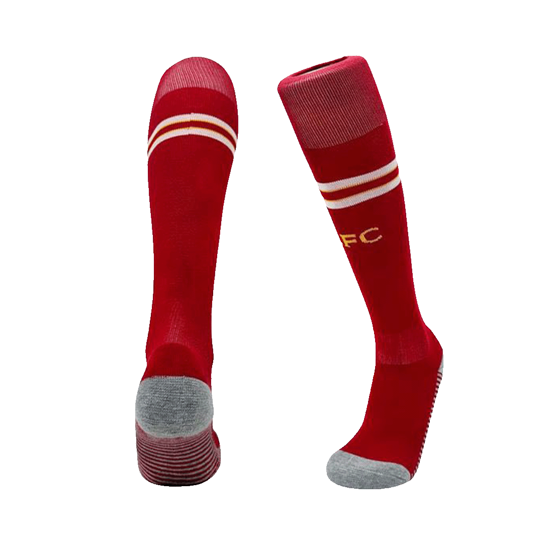 Kit infantil de local del Liverpool 2024/25 (camiseta, pantalón corto y medias)