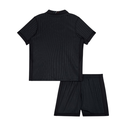 Kit de fútbol visitante del PSG para niños (Kit y pantalón corto) 2025/26