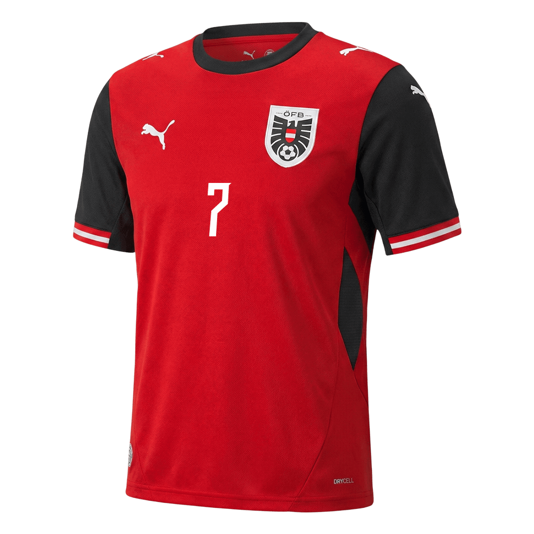 Camiseta Austria ARNAUTOVIC local #7 hombre Copa Mundial 2026