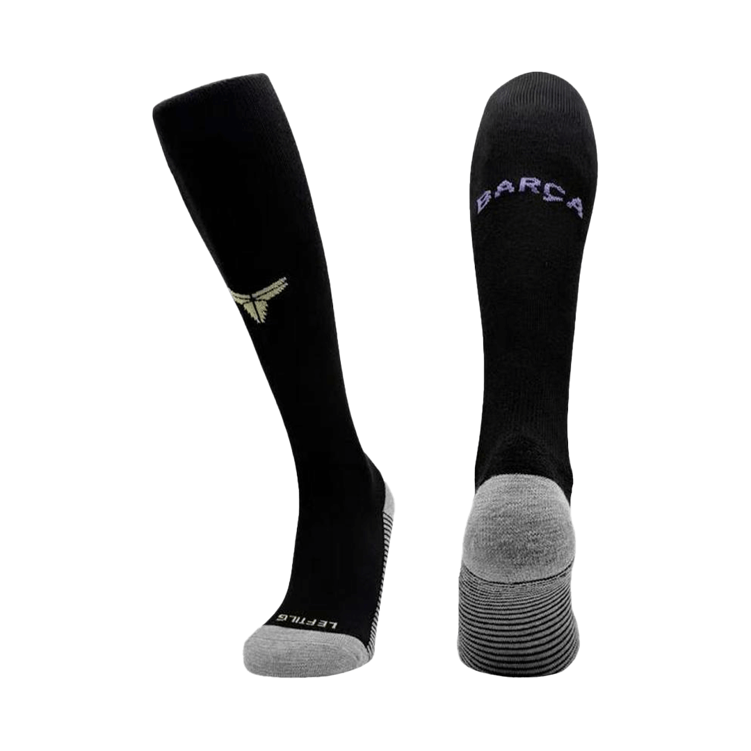 Calcetines de visitante del Barcelona para niños 25/26, negros