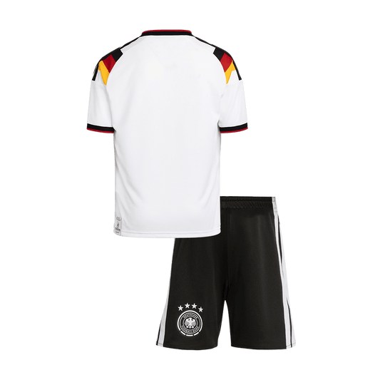 Kit de fútbol local de Alemania para niños (camiseta y pantalón corto) 2026