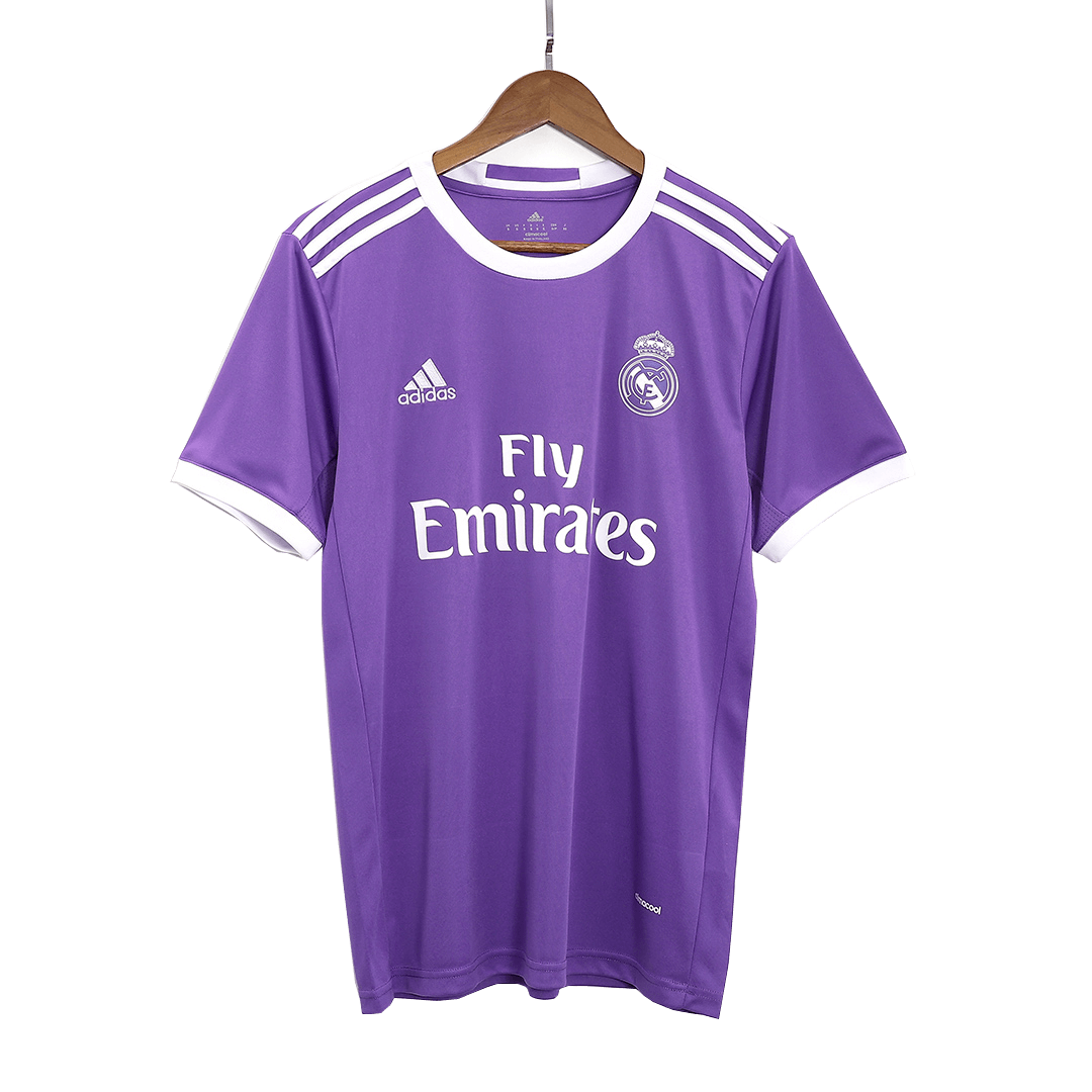 Camiseta de fútbol vintage del Real Madrid SERGIO RAMOS #4 Visitante 2016/17