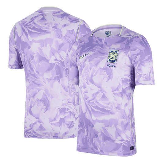 Camiseta de visitante de Corea del Sur para el Mundial 2026, color morado.