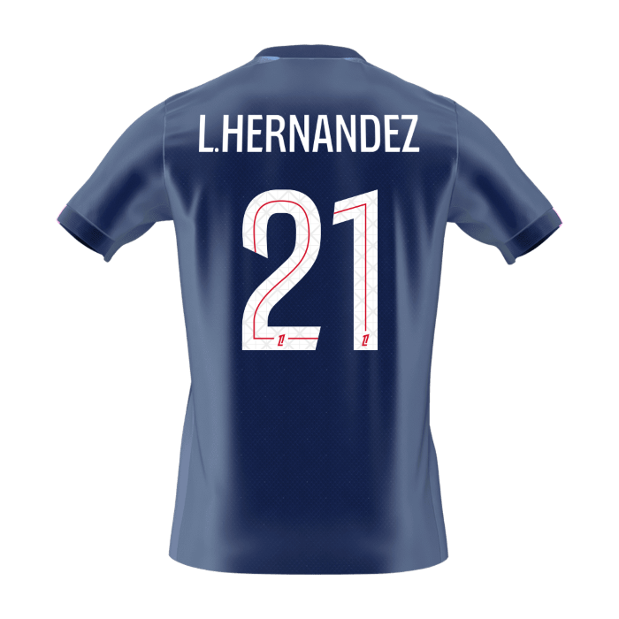 Camiseta de fútbol local del PSG L.HERNANDEZ #21 2025/26