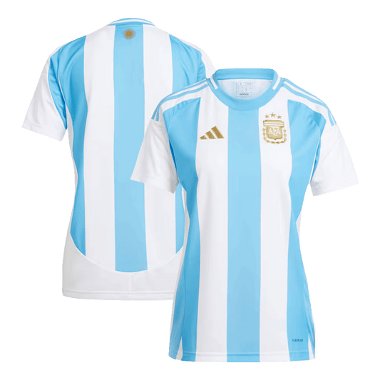 Camiseta de fútbol local de Argentina para mujer Copa América 2024