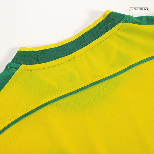 Camiseta retro de fútbol local de Brasil CAFU #2 1998 - Copa Mundial