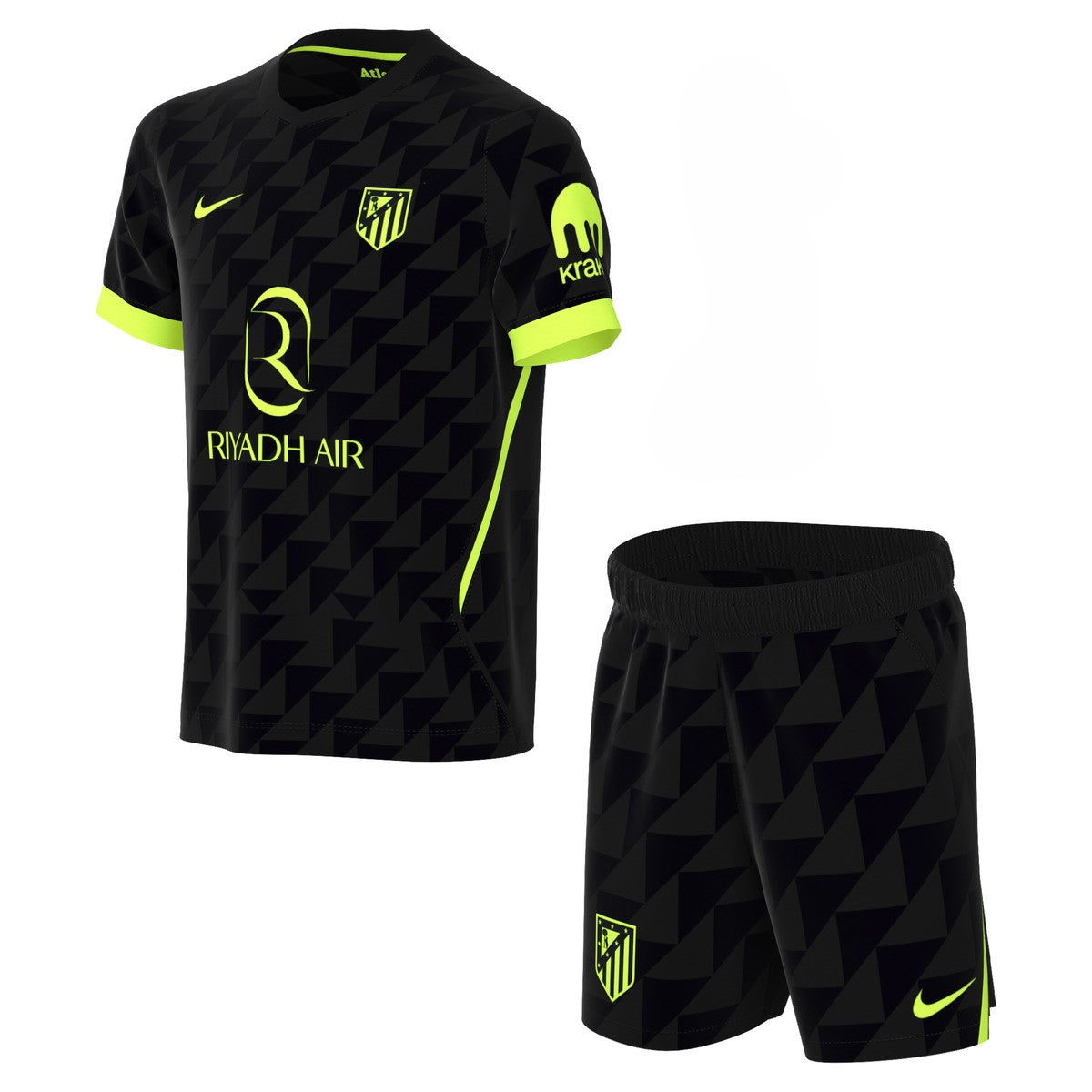 Kit de fútbol visitante del Atlético de Madrid para niño 2026/27
