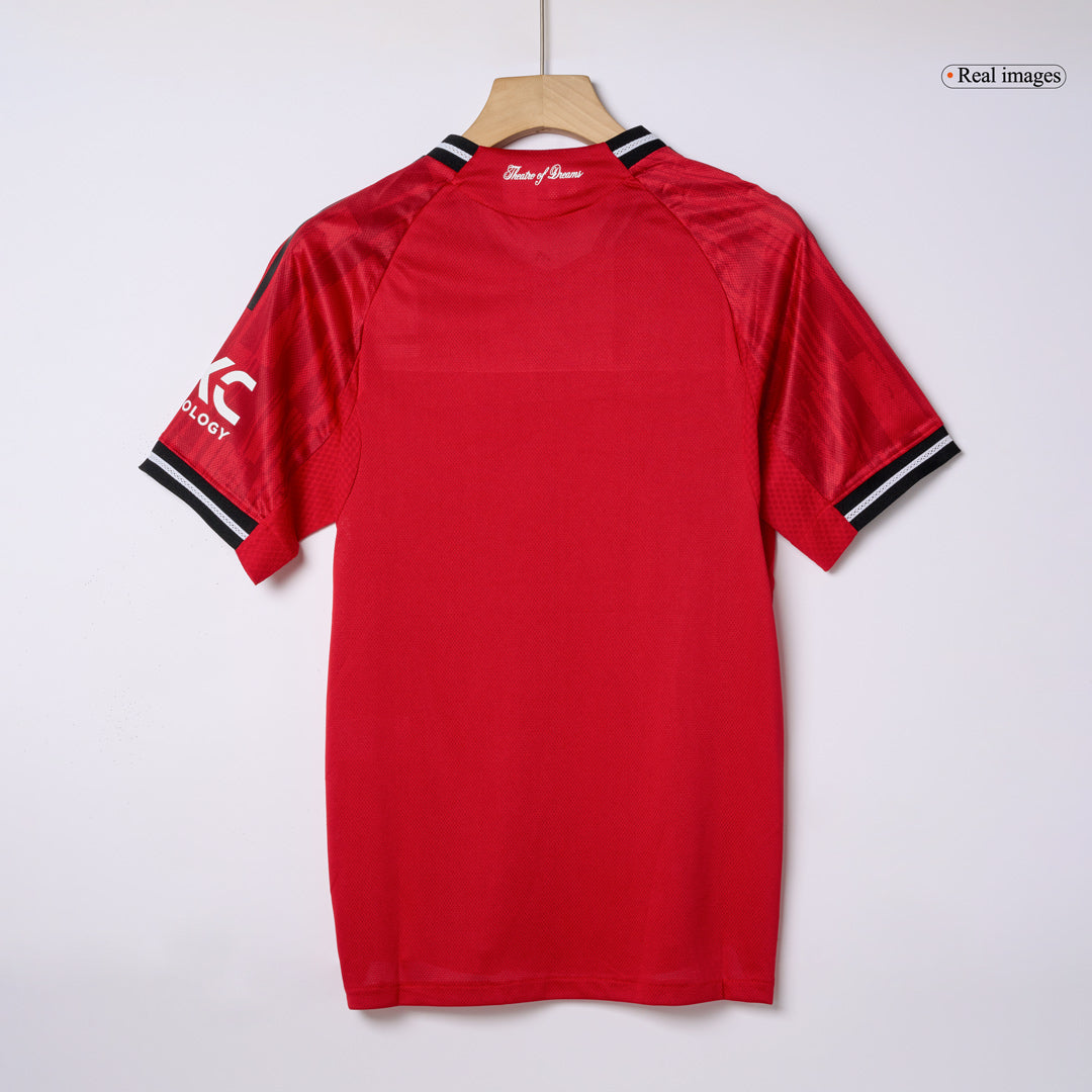 Camiseta de fútbol local auténtica del Manchester United ŠEŠKO #30 2025/26, roja