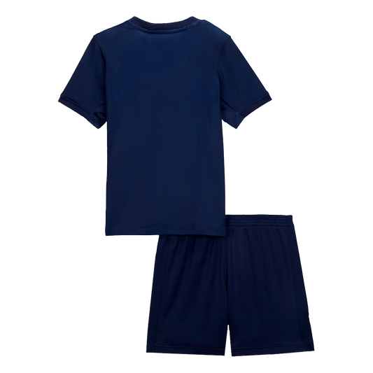 Kit de fútbol local del PSG para niños (Kit y pantalón corto) 2025/26, azul marino