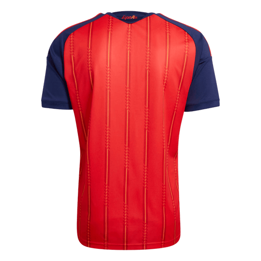 Camiseta de local de España, edición Mundial 2026, roja.