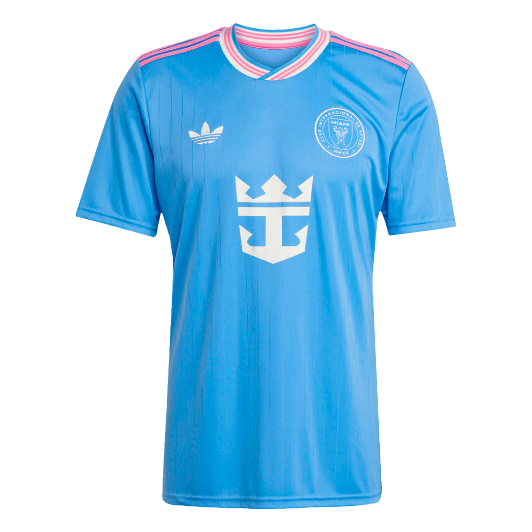Camiseta de fútbol visitante MESSI #10 Inter Miami 2025 Azul