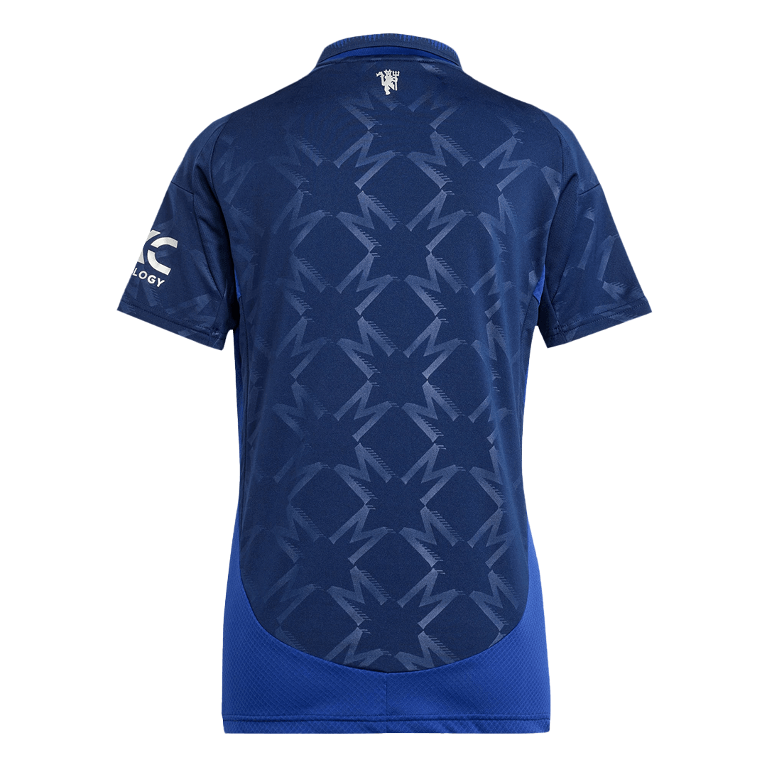 Camiseta de fútbol visitante del Manchester United para mujer 2024/25