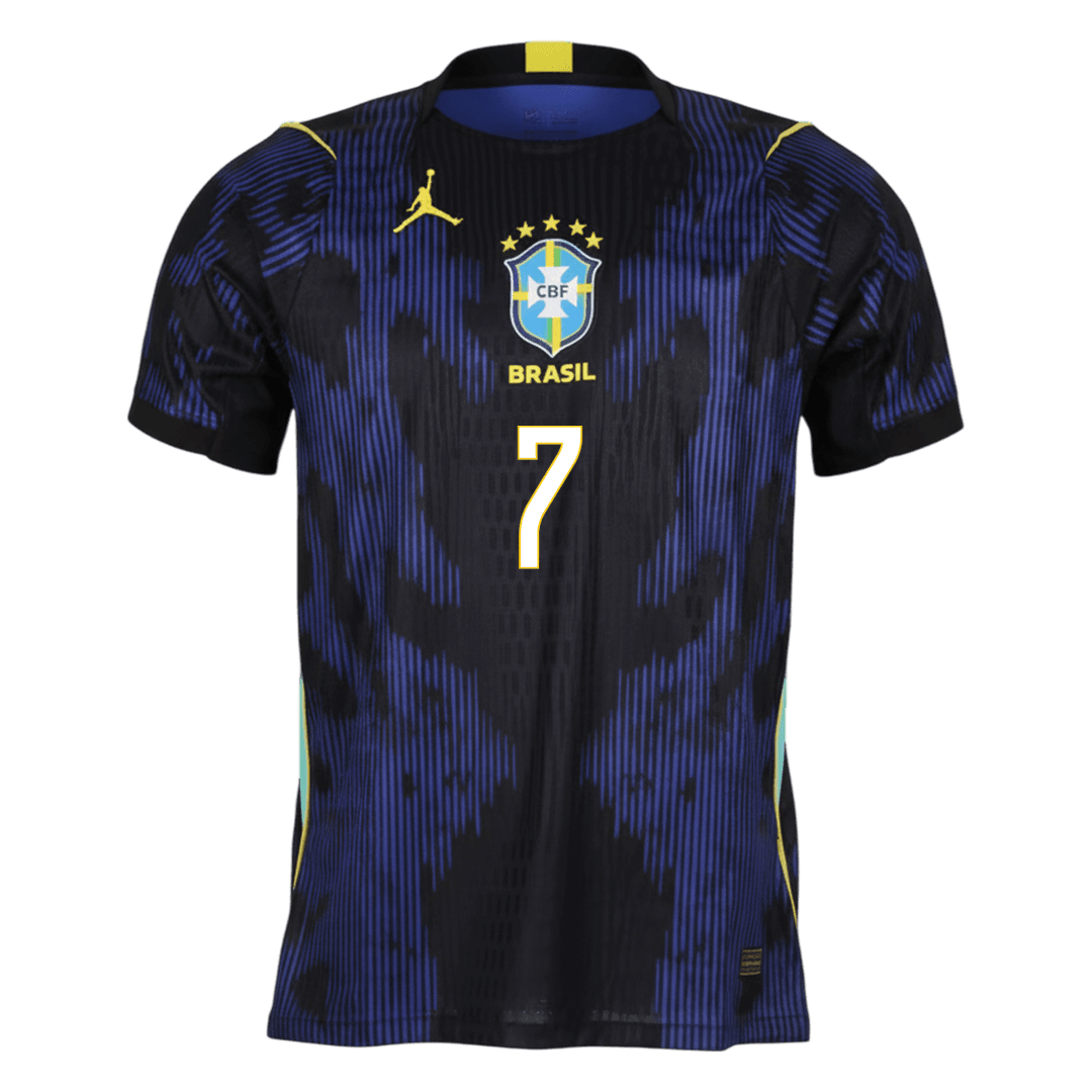 Camiseta de visitante de Brasil, versión jugador, VINI JR. #7, 2026