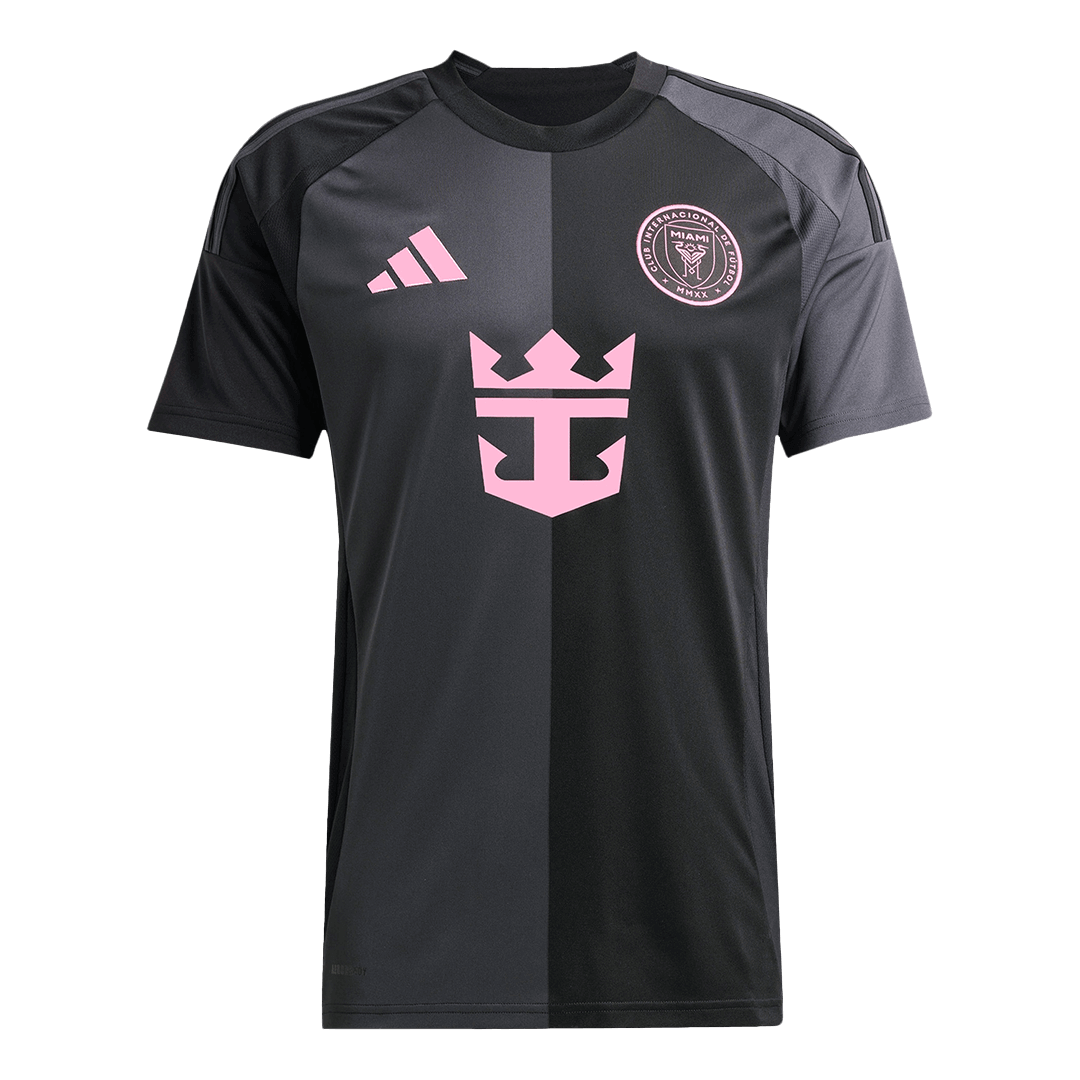 Camiseta de visitante del Inter Miami DE PAUL #7 2025, color negro y gris