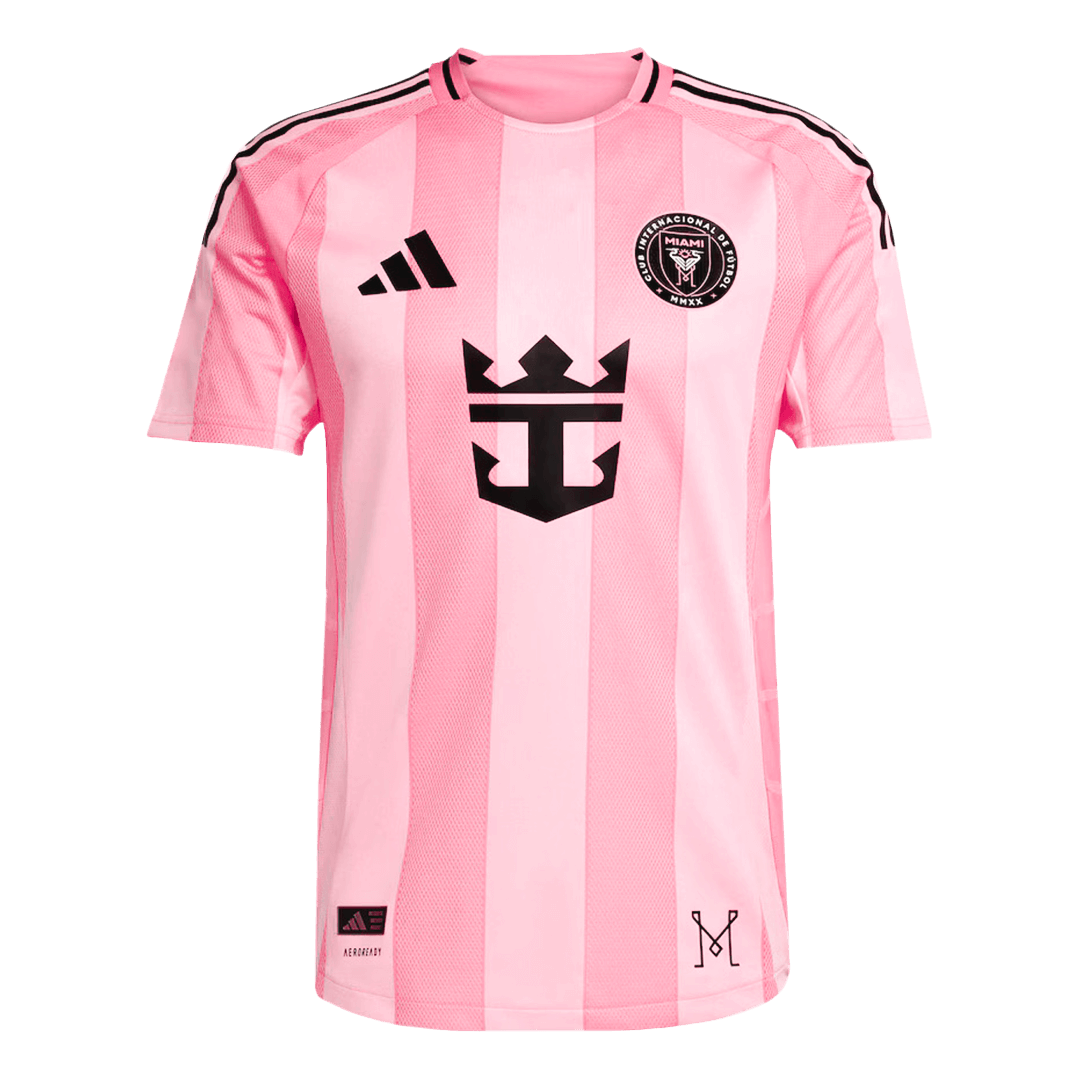 Camiseta de fútbol local auténtica del Inter Miami CF MESSI #10 2025, rosa