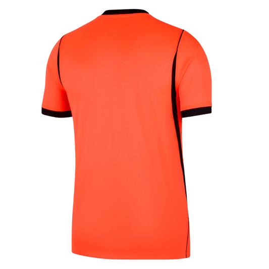Camiseta de local de la selección de fútbol de los Países Bajos para el Mundial de 2026, color naranja.