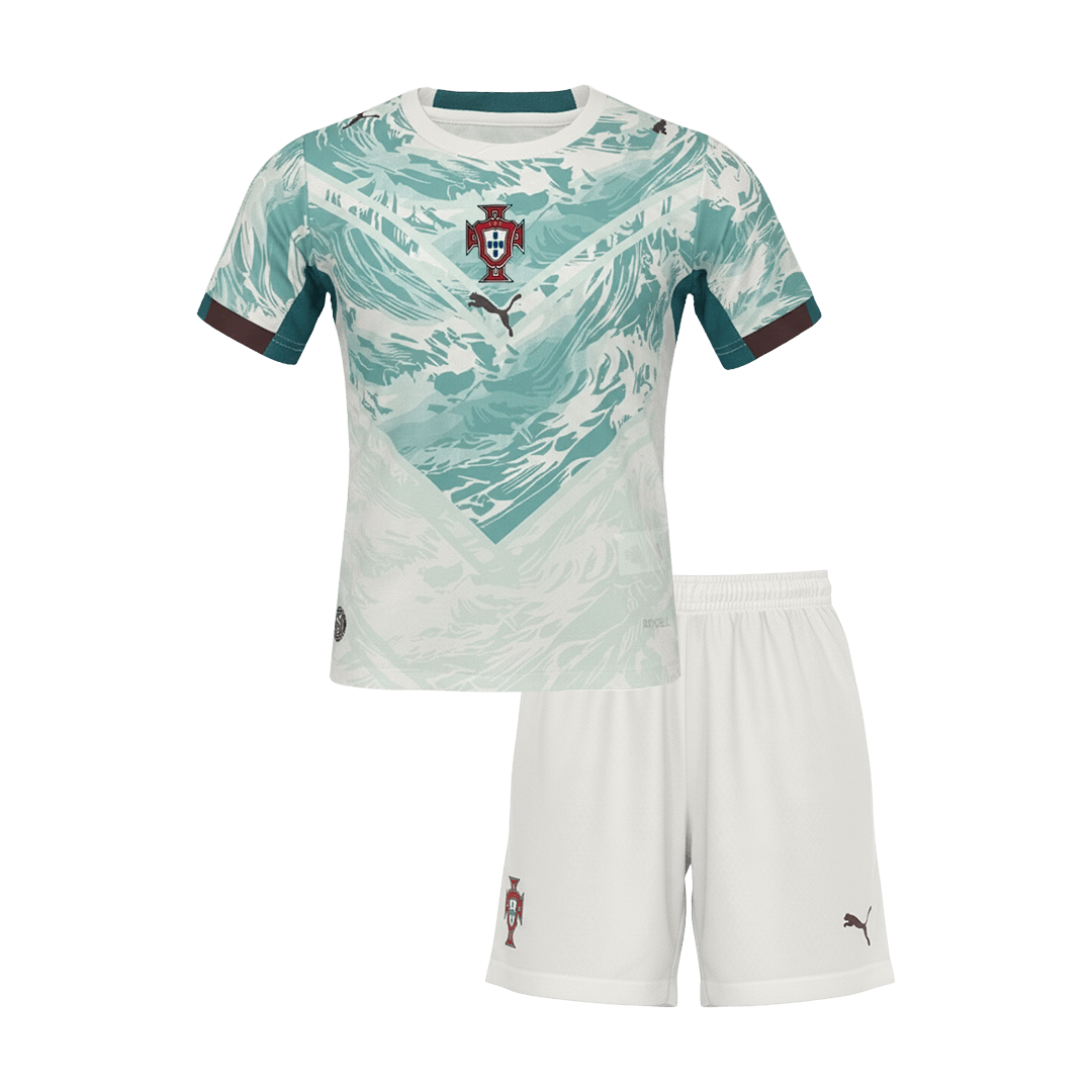 Kit de fútbol visitante de Portugal para niños (Kit y pantalón corto) 2026
