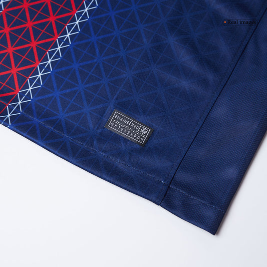 Kit de fútbol local del PSG (camiseta y pantalón corto) 2025/26 azul marino