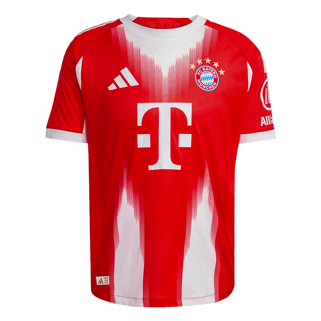 Camiseta de fútbol local auténtica KANE #9 del Bayern Múnich 2025/26, roja