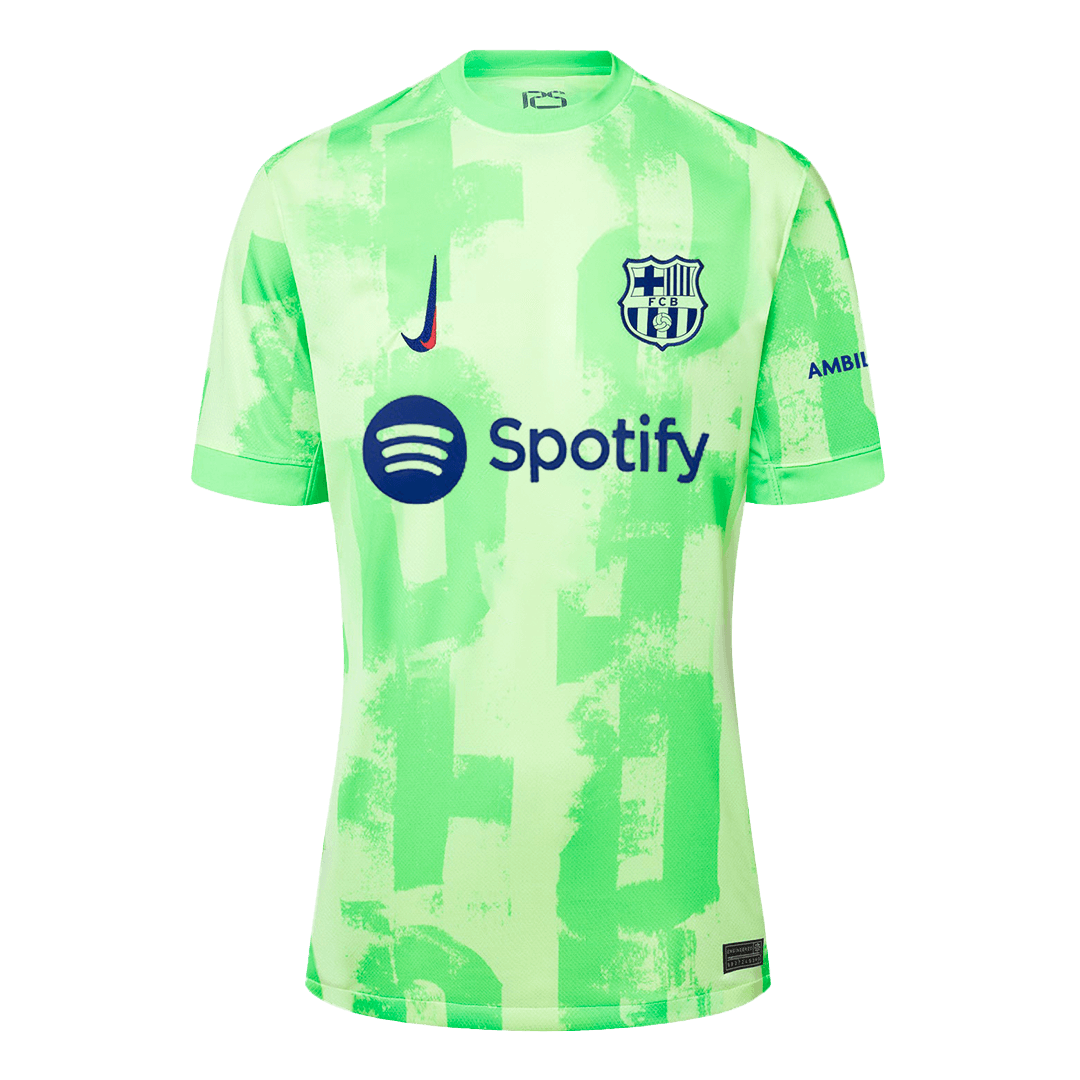 Camiseta de fútbol visitante de LAMINE YAMAL #19 del Barcelona - UCL