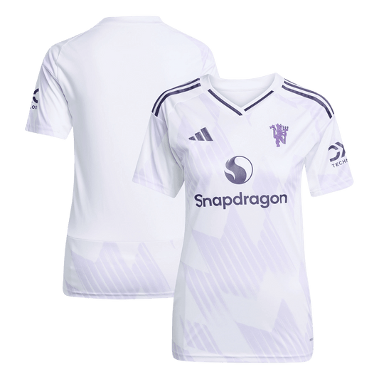 Camiseta de fútbol visitante del Manchester United para mujer 2025/26