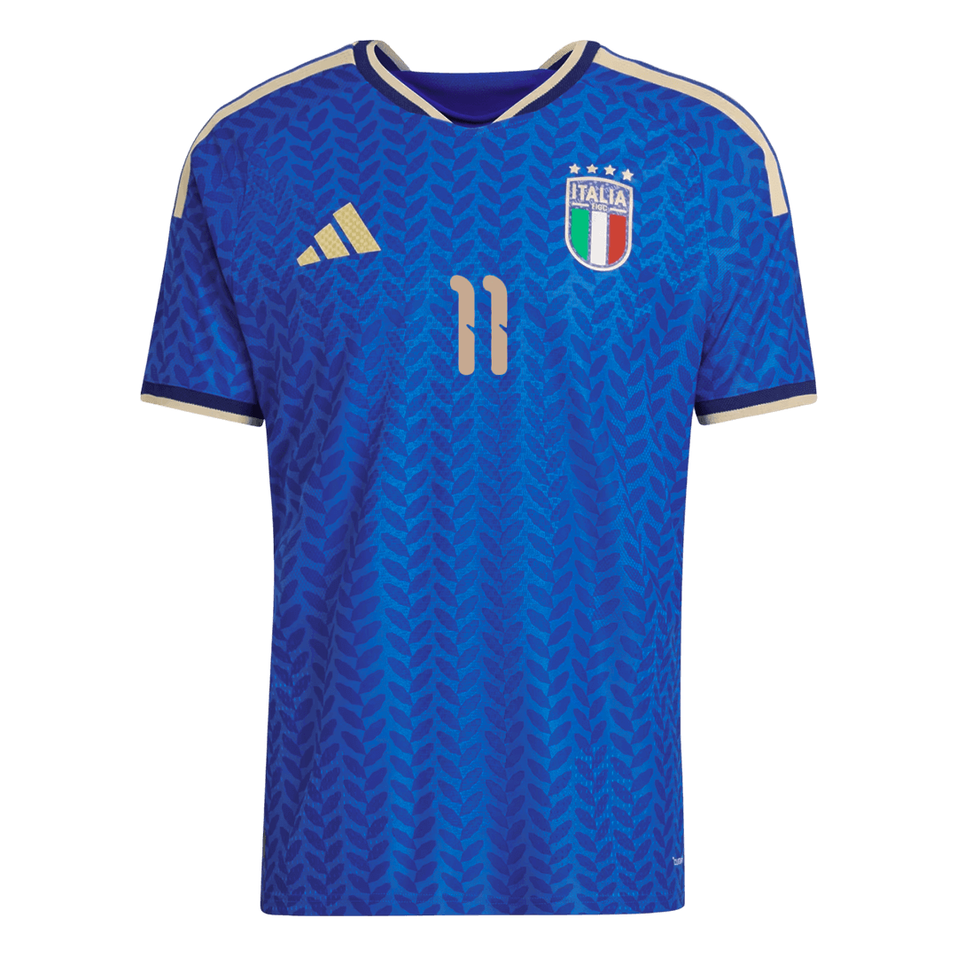 Camiseta de fútbol local auténtica de Raspadori #11 Italia 2026
