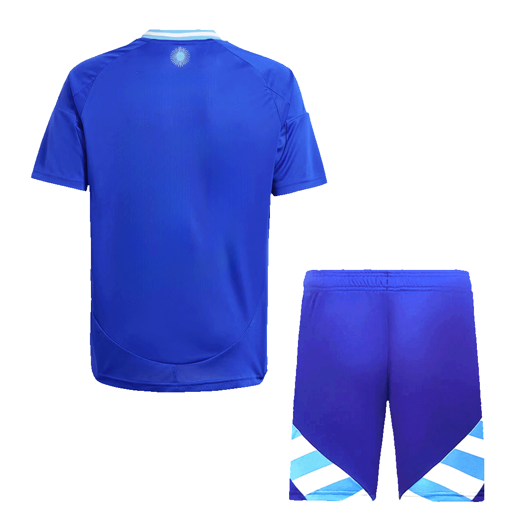 Kit de visitante de Argentina para niños (Kit y pantalón corto) Copa América 2024