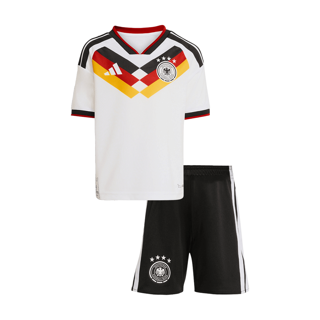 Equipación infantil de la selección alemana (camiseta + pantalón corto) para el Mundial 2026