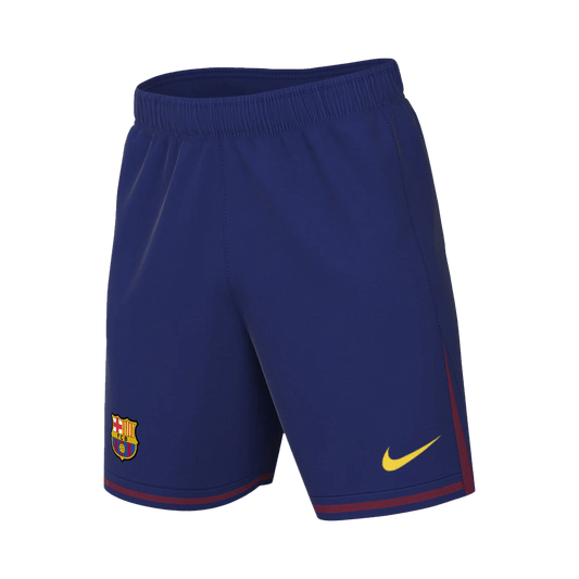 Pantalón corto de fútbol local del Barcelona 2025/26 azul marino