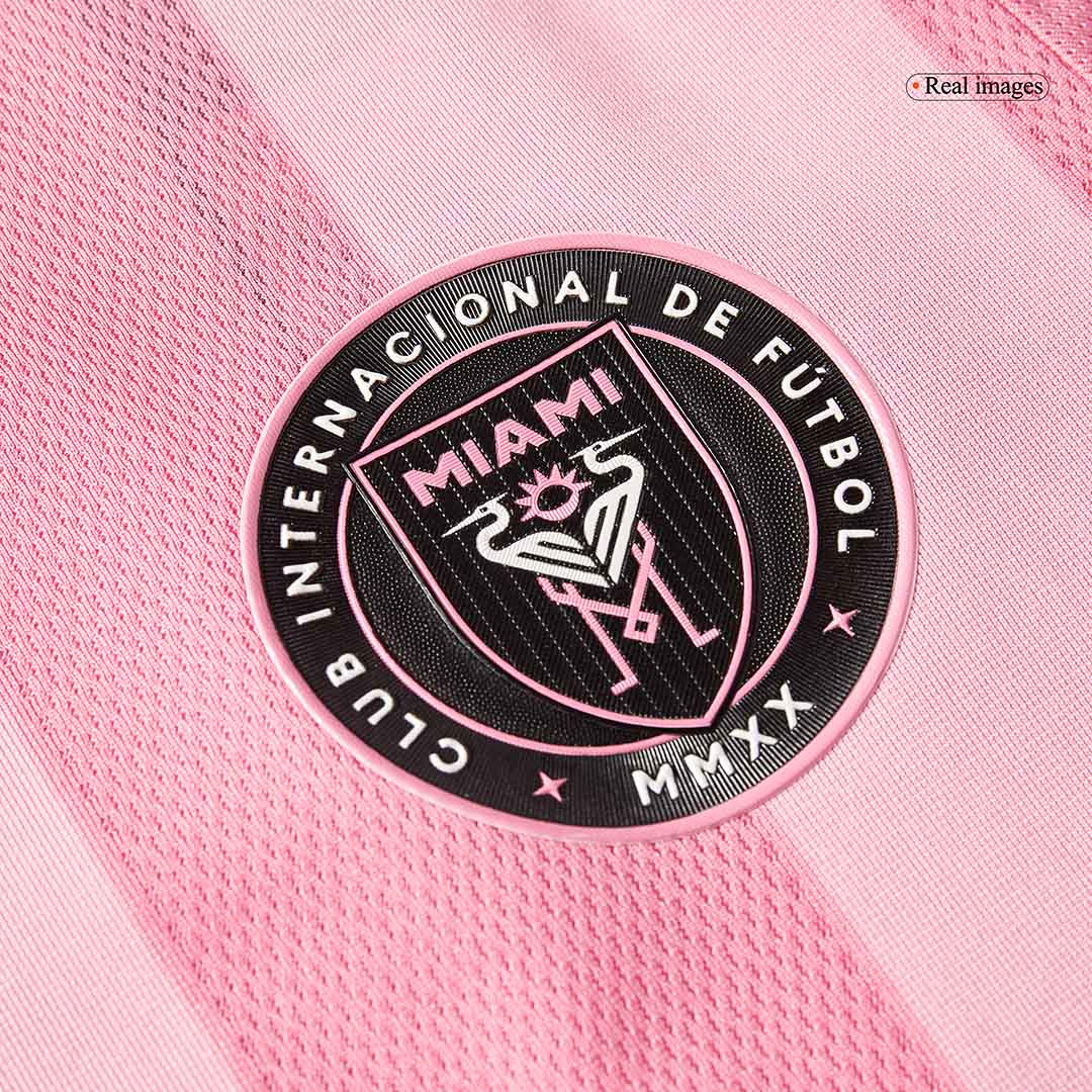 Camiseta de fútbol local auténtica del Inter Miami CF MESSI #10 2025, rosa