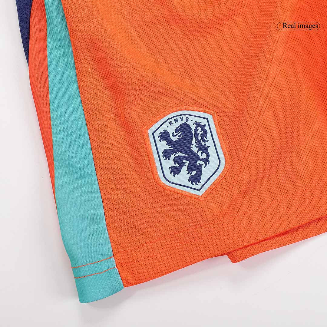 Kit de fútbol local de Países Bajos para niños (Kit y pantalón corto) para la Eurocopa 2024