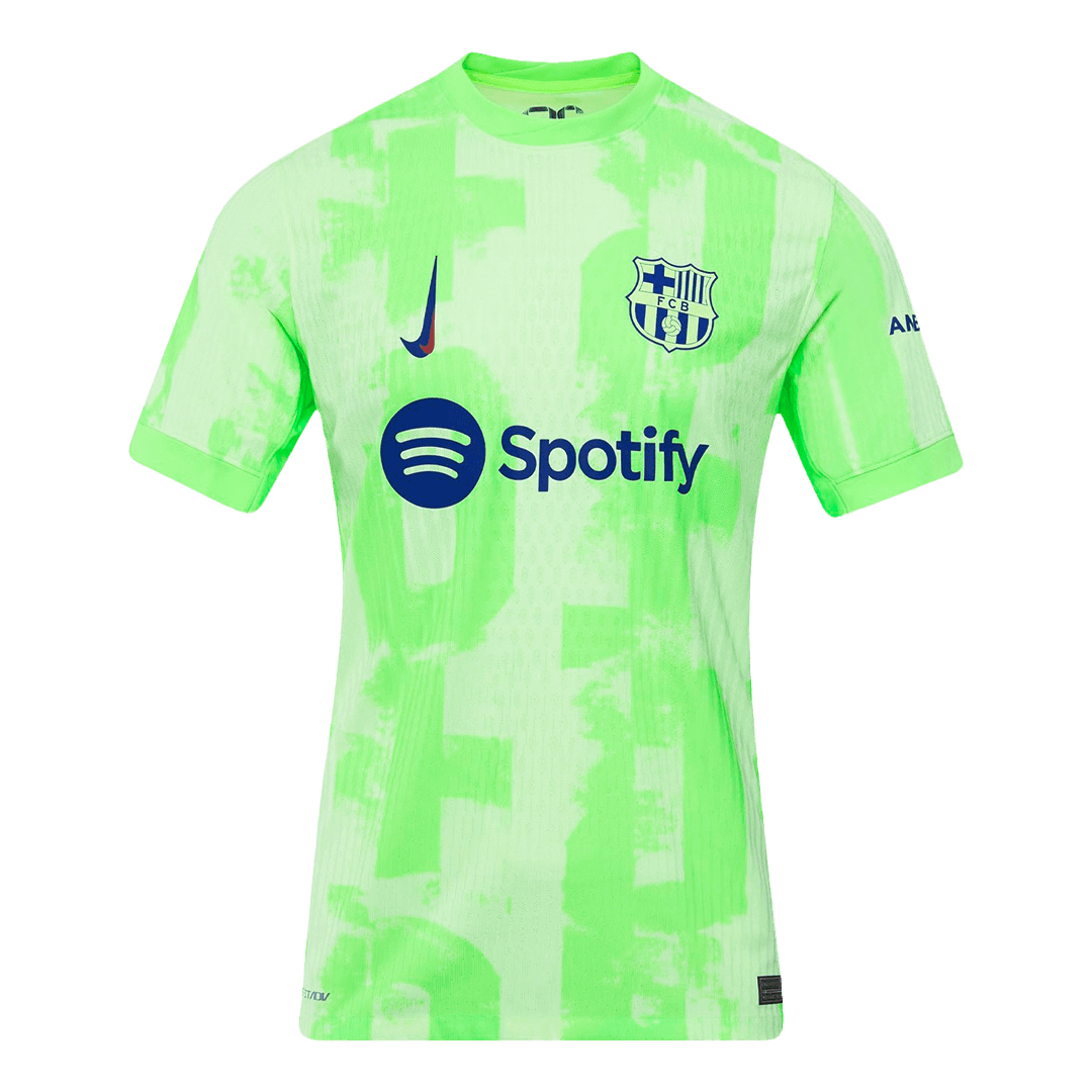 Camiseta de fútbol de visitante del Barcelona 2024/25 de Lamine Yamal #19 (Auténtica) - UCL