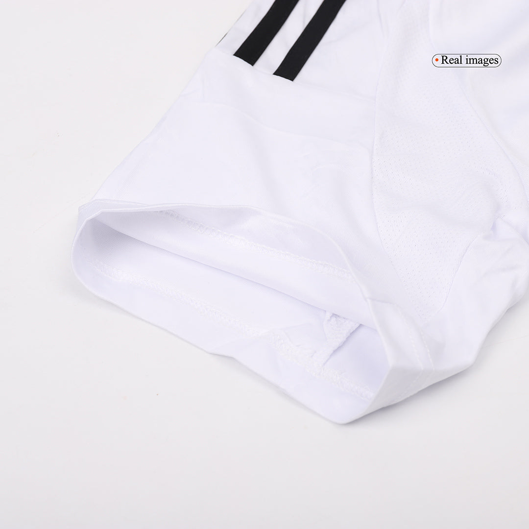 Kit de camiseta de fútbol local del Real Madrid