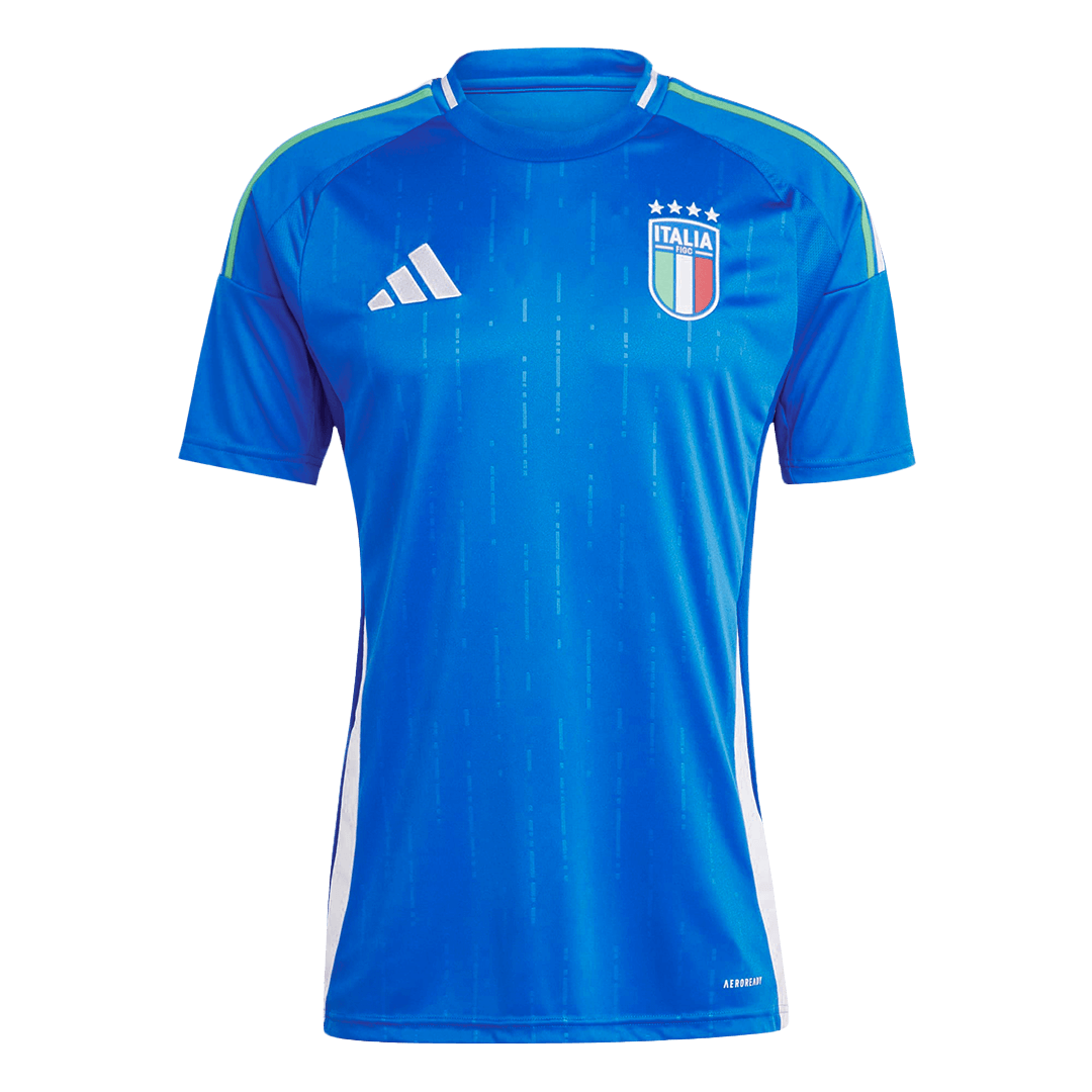 Kit de fútbol local de Italia (camiseta, pantalón corto y medias) para la Eurocopa 2024