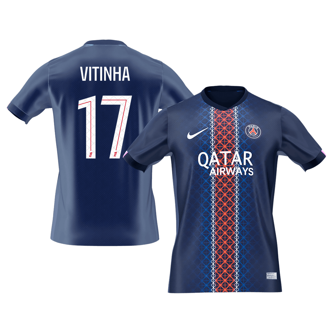 Camiseta de fútbol VITINHA #17 PSG Primera equipación 2025/26