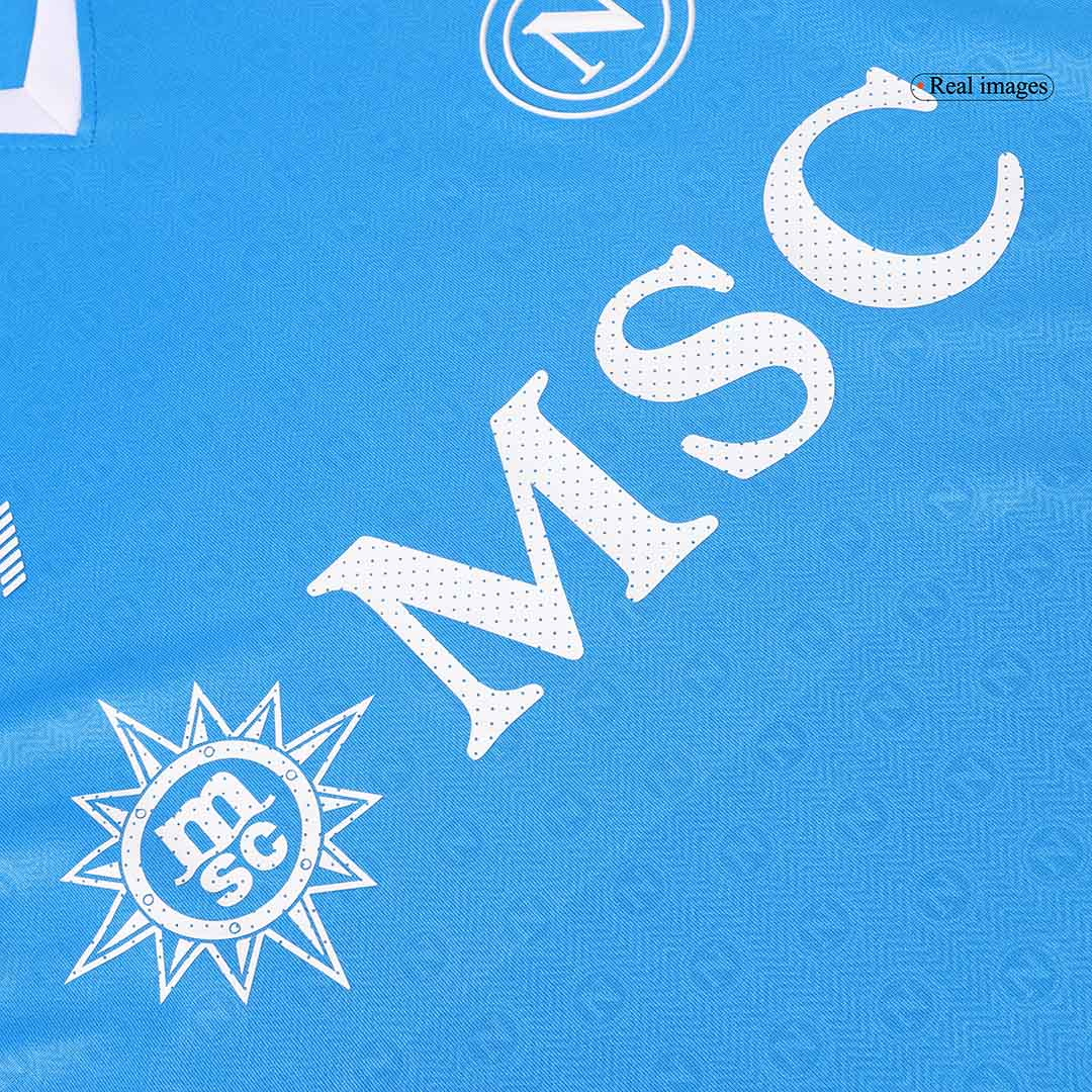 Camiseta de fútbol local auténtica del Napoli 2024/25