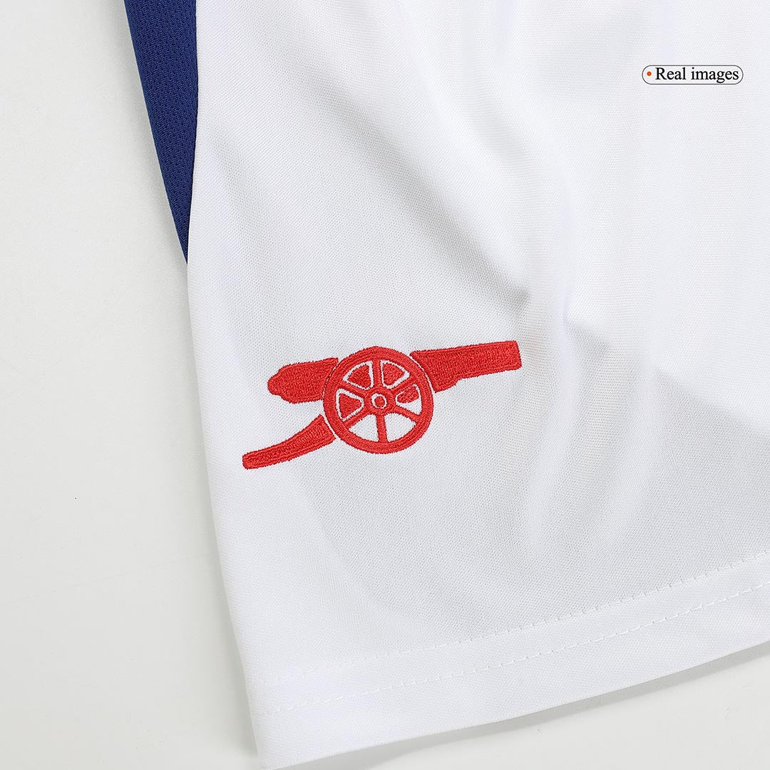 Kit de camiseta de fútbol local del Arsenal para niños (camiseta, pantalones cortos y calcetines)