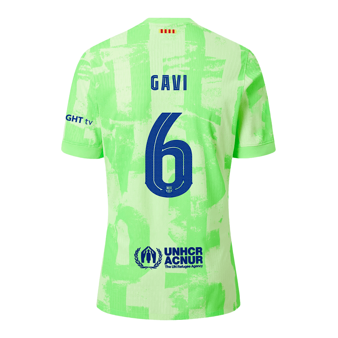 Camiseta de fútbol GAVI #6 del Barcelona (3.ª equipación) 2024/25 - UCL