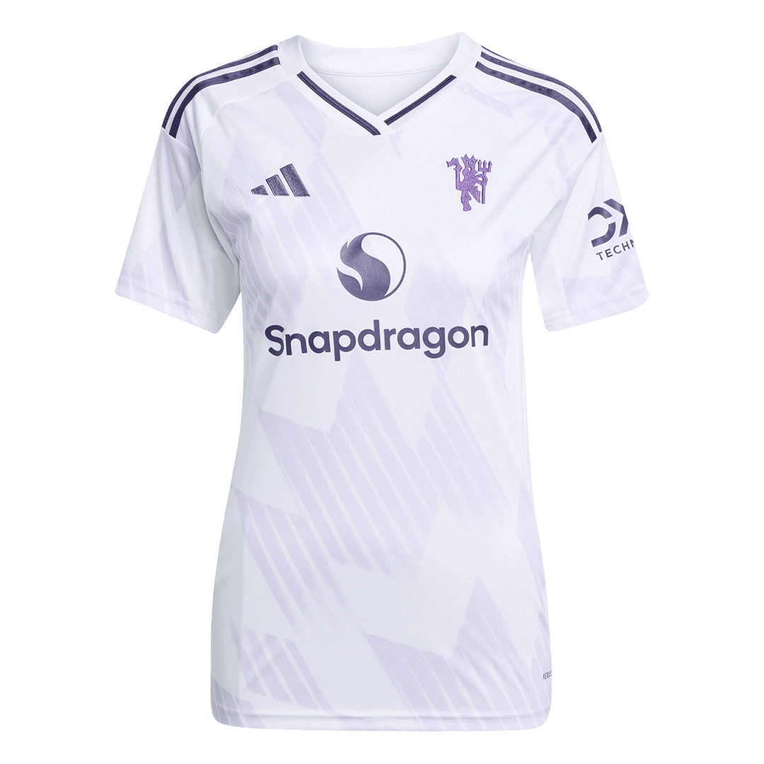 Camiseta de fútbol visitante del Manchester United para mujer 2025/26