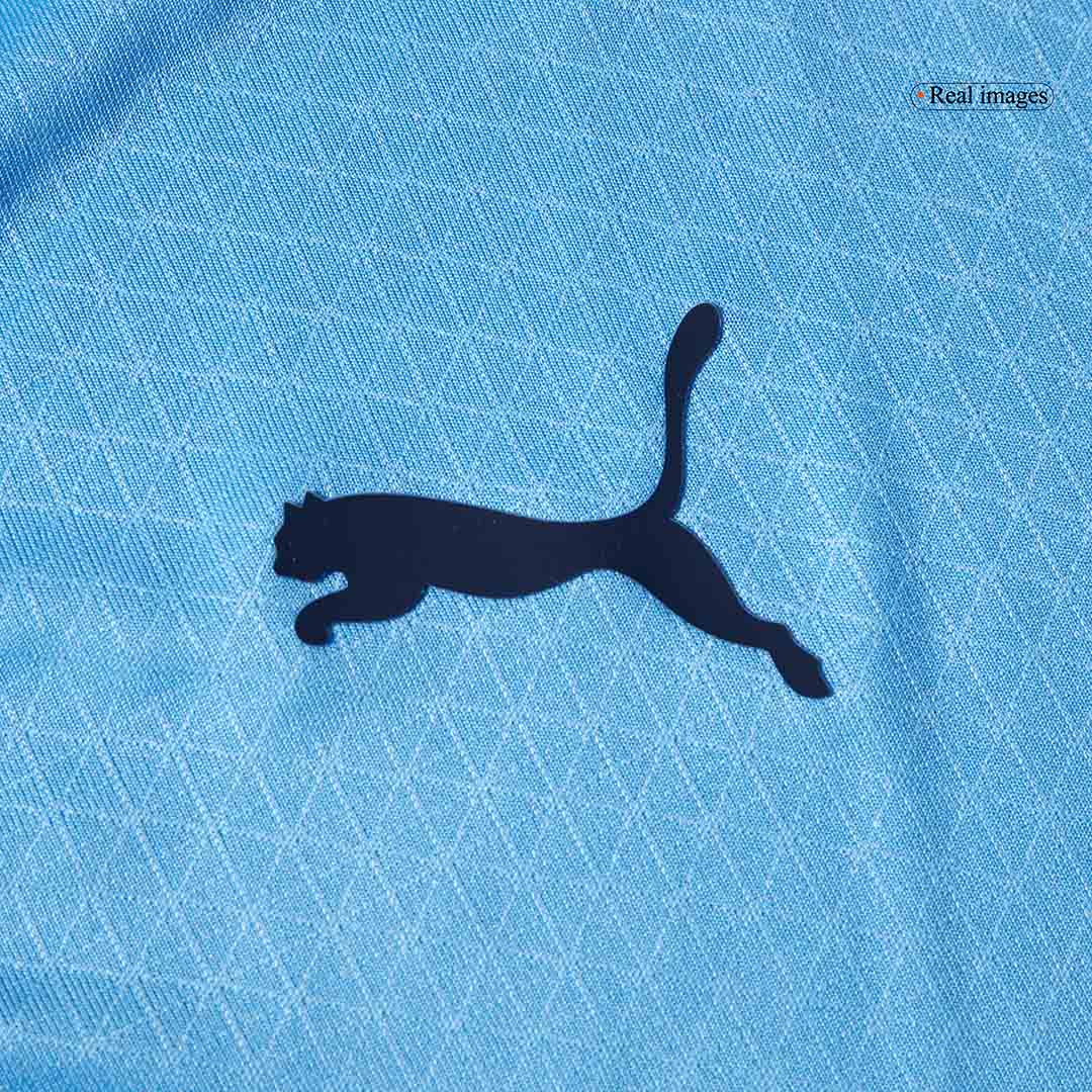 Camiseta de fútbol local auténtica de HAALAND #9 del Manchester City 2025/26, azul - Mundial de Clubes