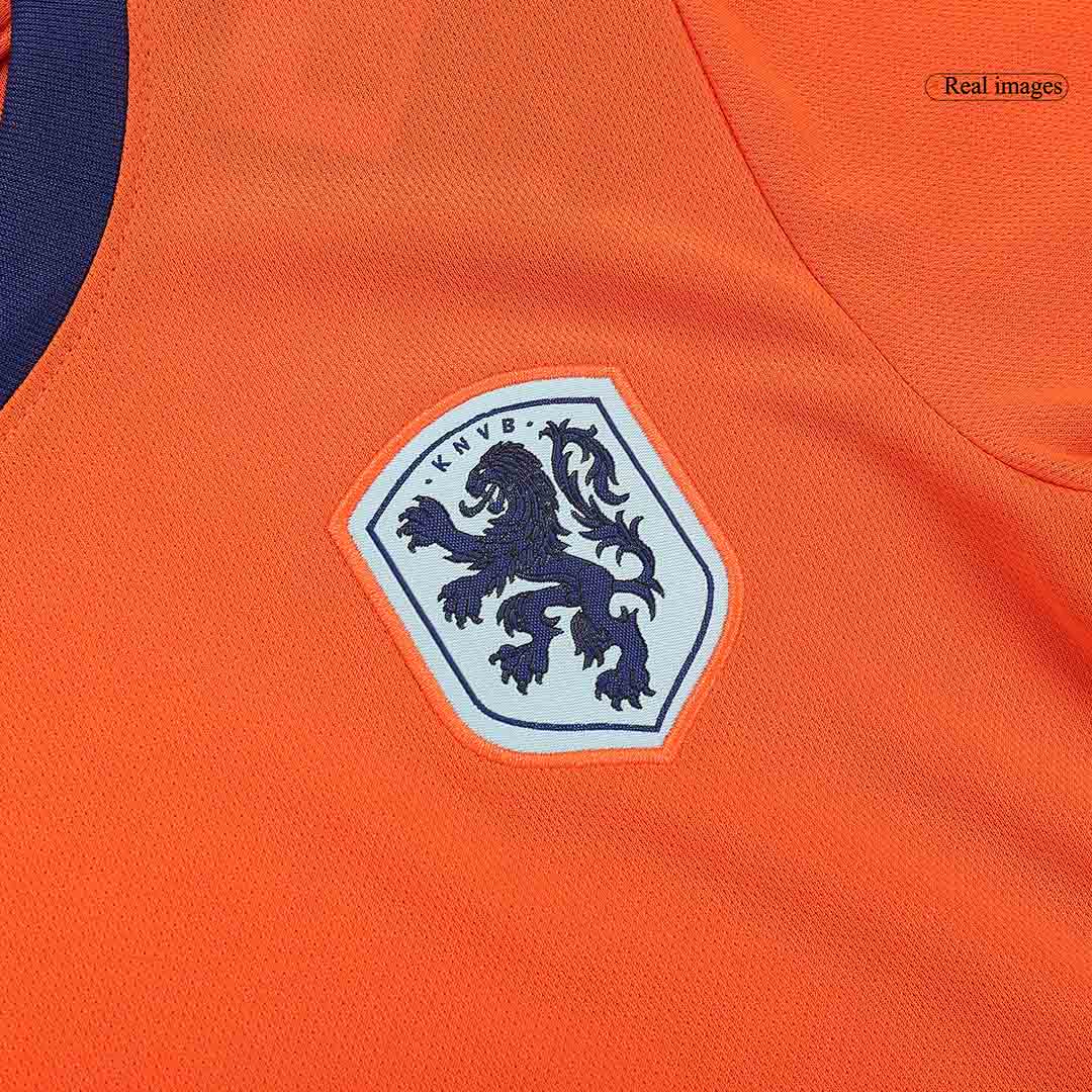 Kit de fútbol local de Países Bajos para niños (Kit y pantalón corto) para la Eurocopa 2024